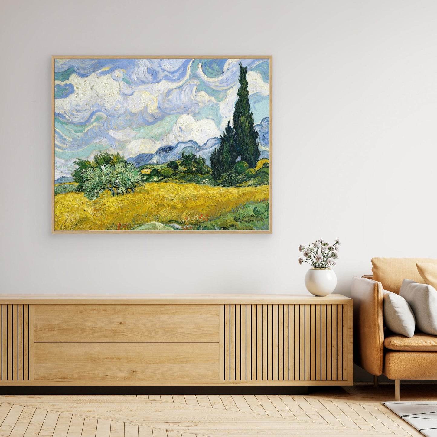Cypress Trees in theWheat Fields – Van Gogh’s Mediterranean Dream