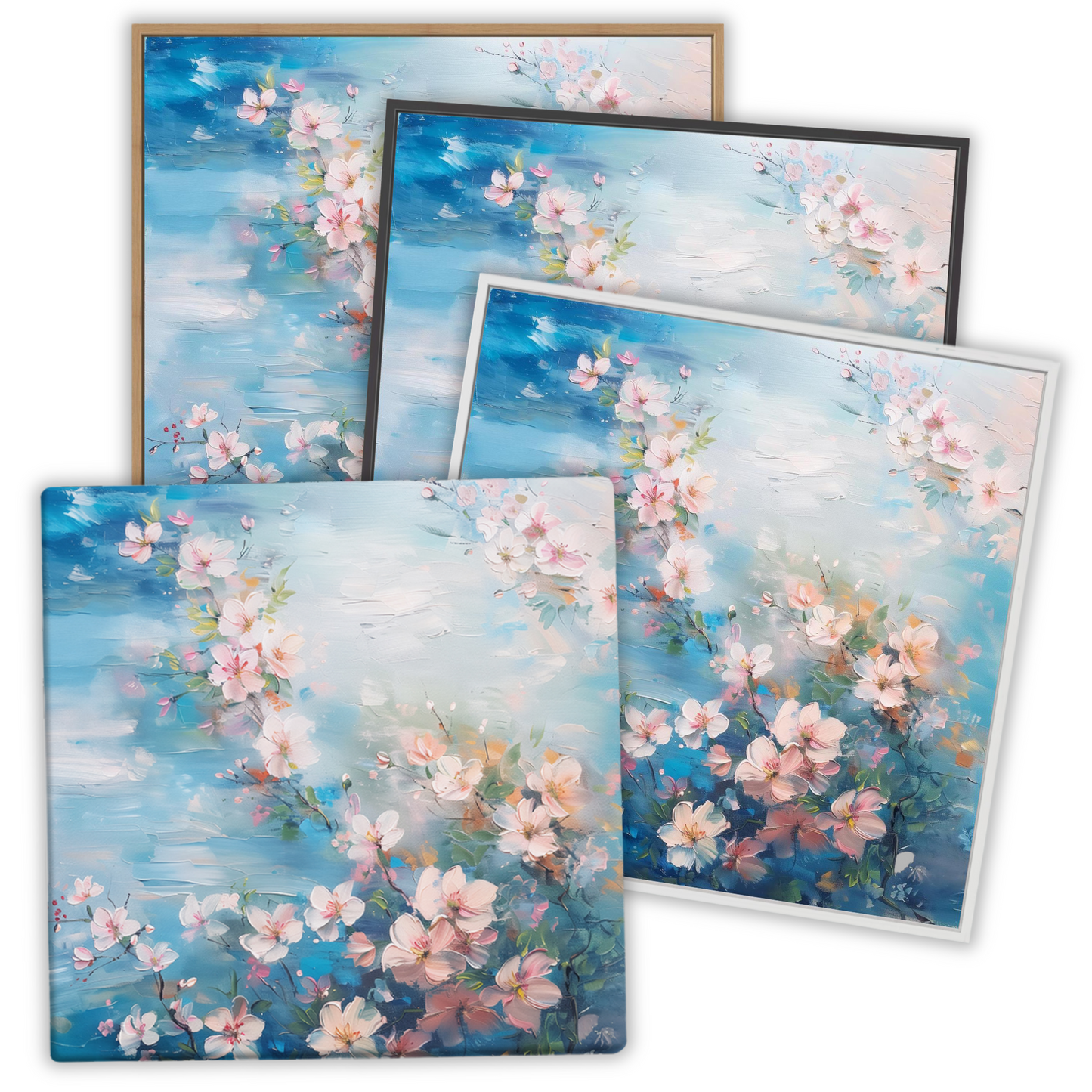 Blossom Sky – A Dance of Petals and Light
