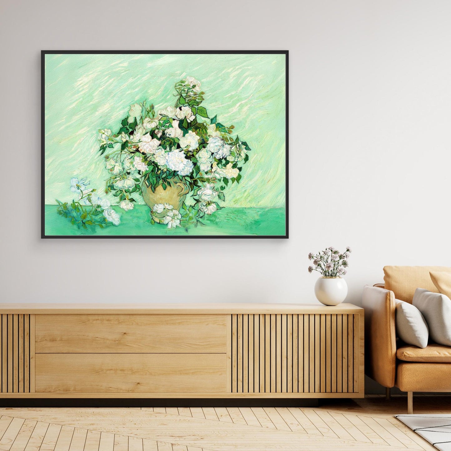 Vase with White Roses – A Floral Masterpiece by Van Gogh