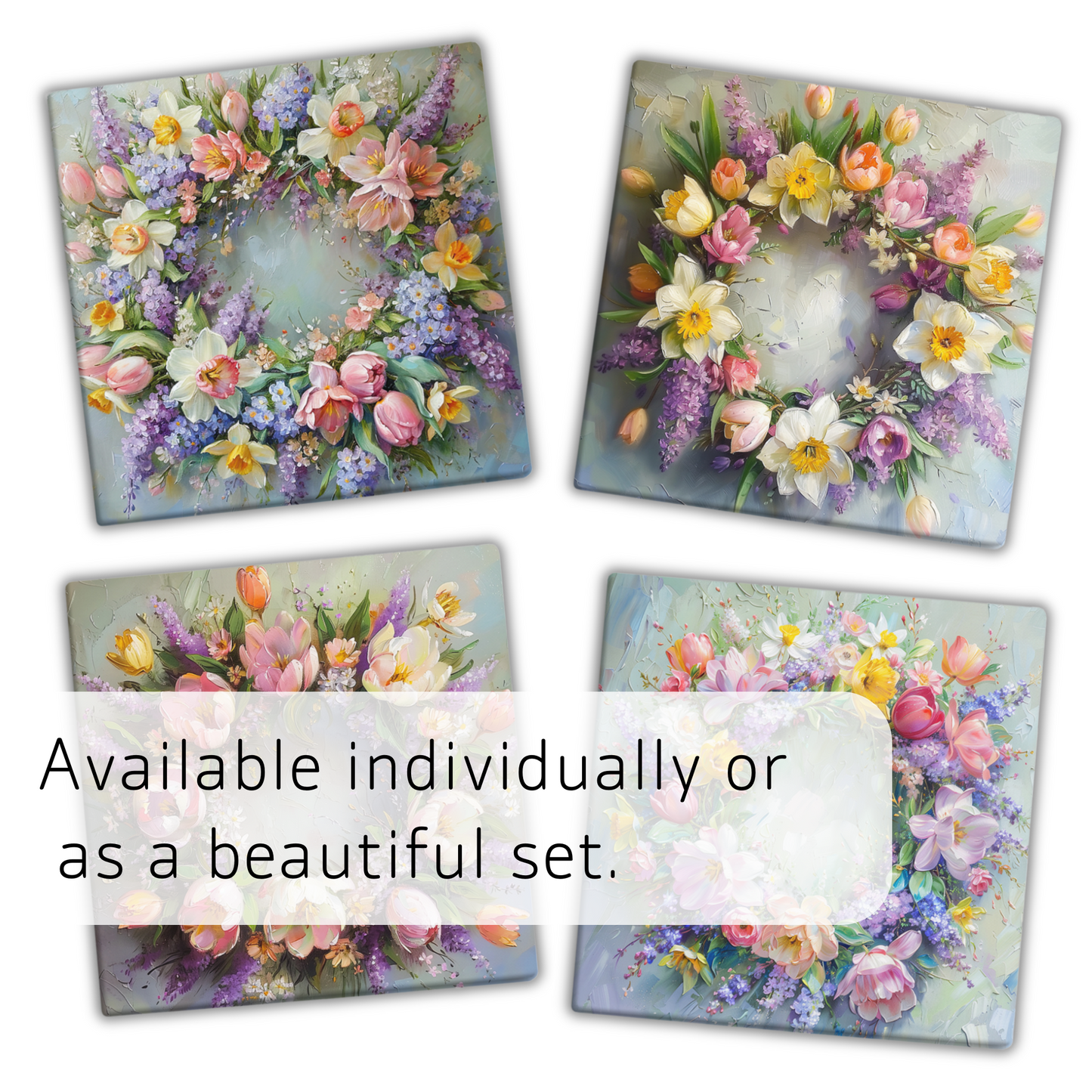 Spring’s Embrace: A Floral Wreath of Renewal
