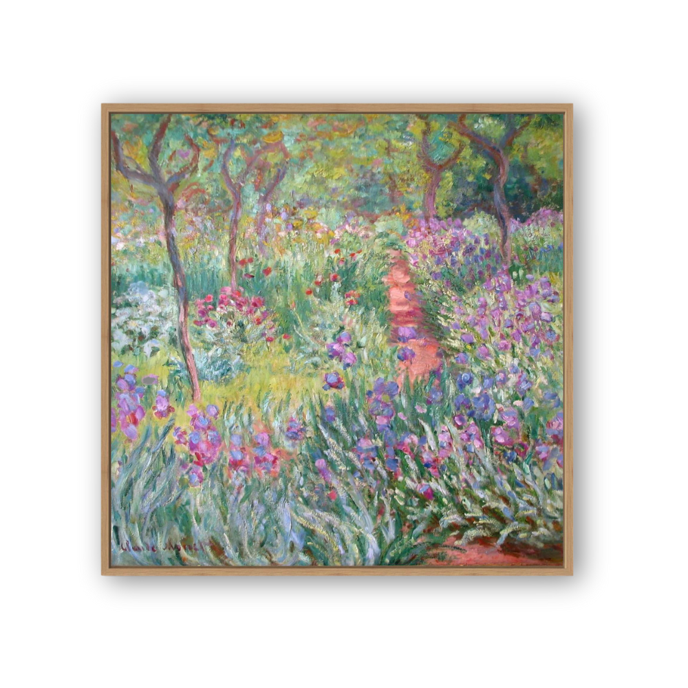 Garden Path with Irises, Claude Monet (1902)