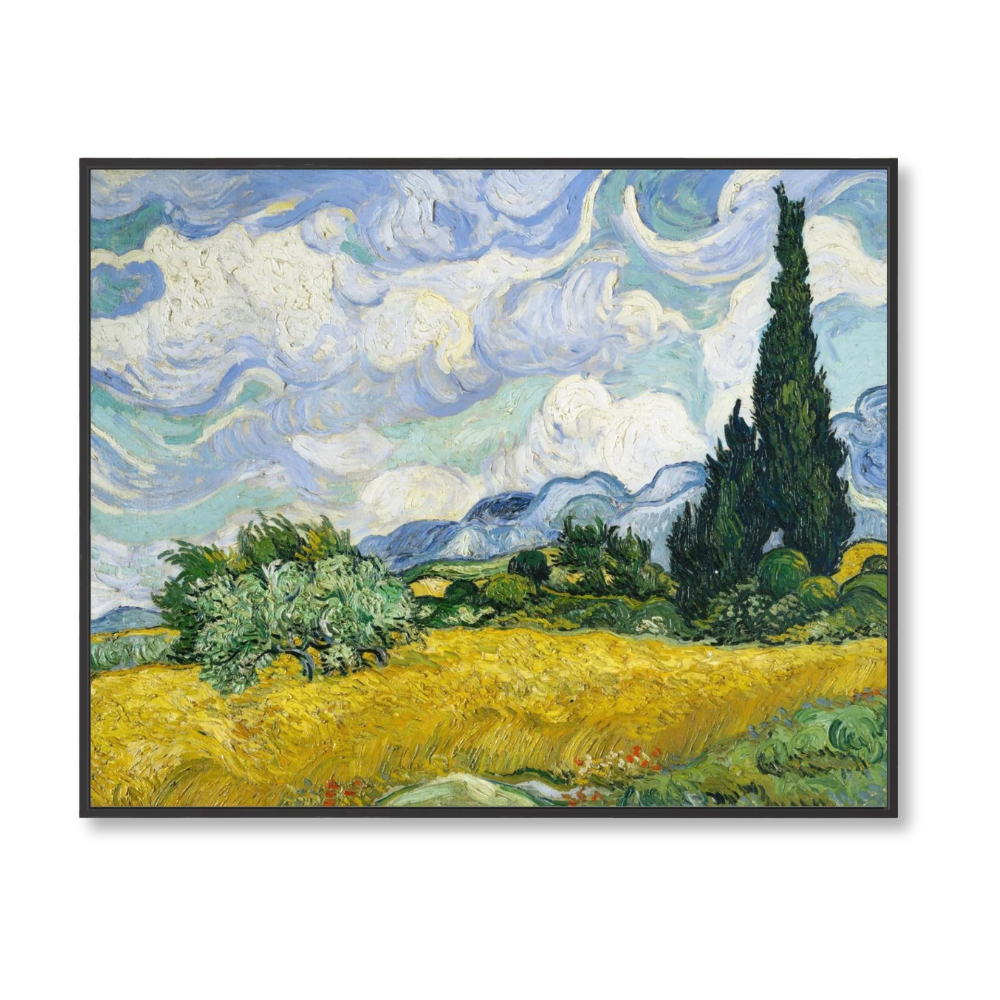 Cypress Trees in theWheat Fields – Van Gogh’s Mediterranean Dream