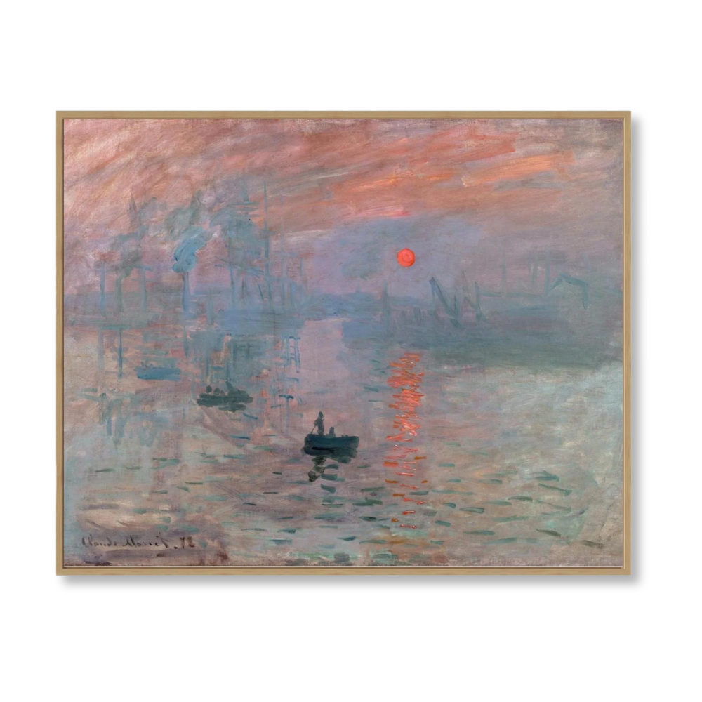Impression, Soleil Levant – Monet’s Dawn on Canvas