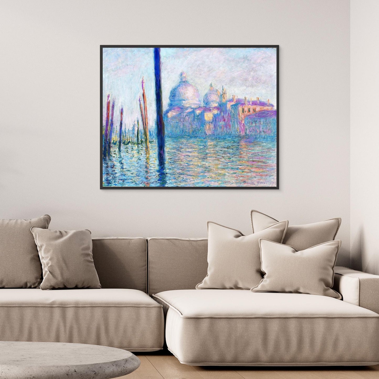 Venetian Reflections – Claude Monet Canvas Print