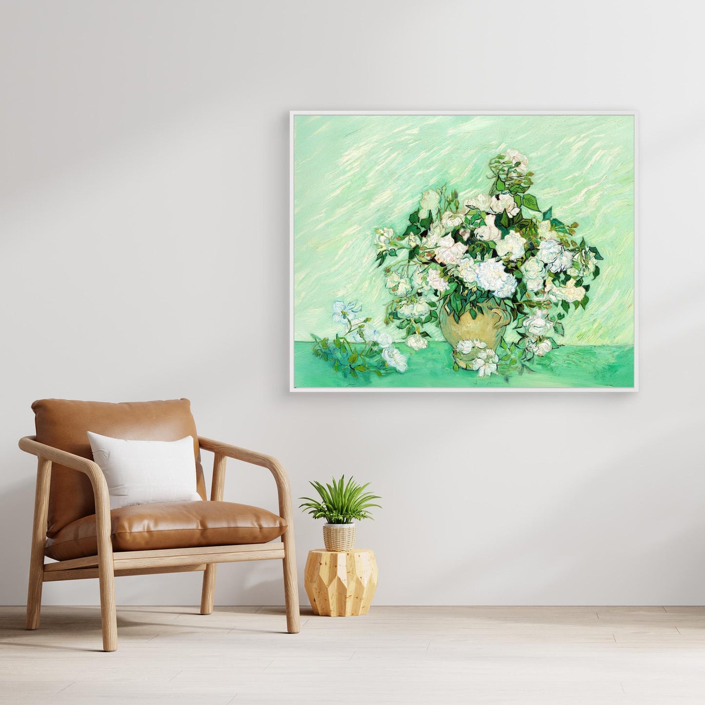 Vase with White Roses – A Floral Masterpiece by Van Gogh