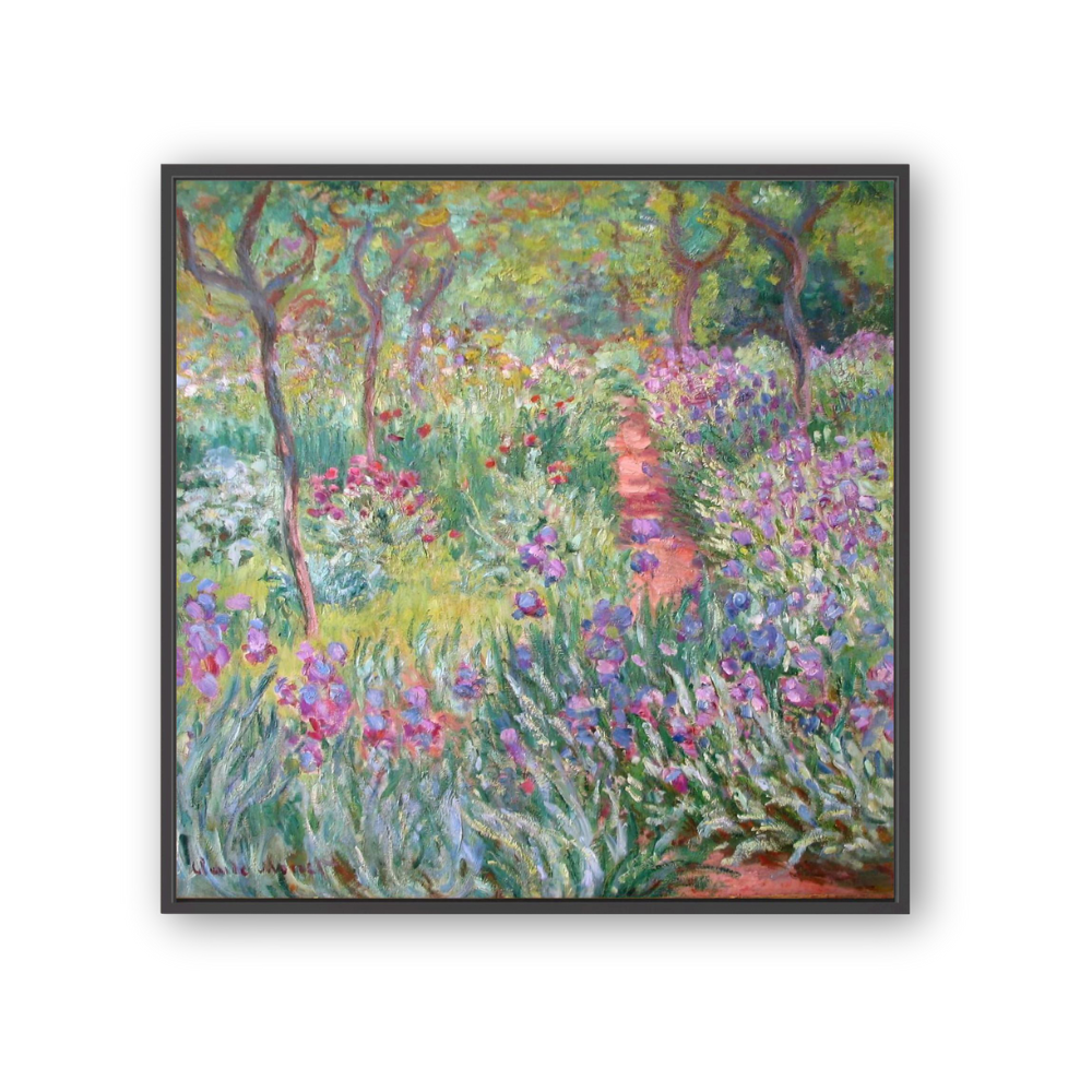Garden Path with Irises, Claude Monet (1902)