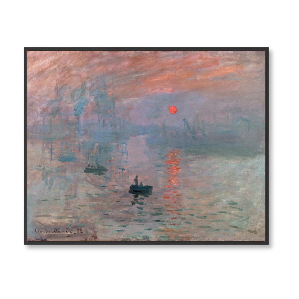 Impression, Soleil Levant – Monet’s Dawn on Canvas