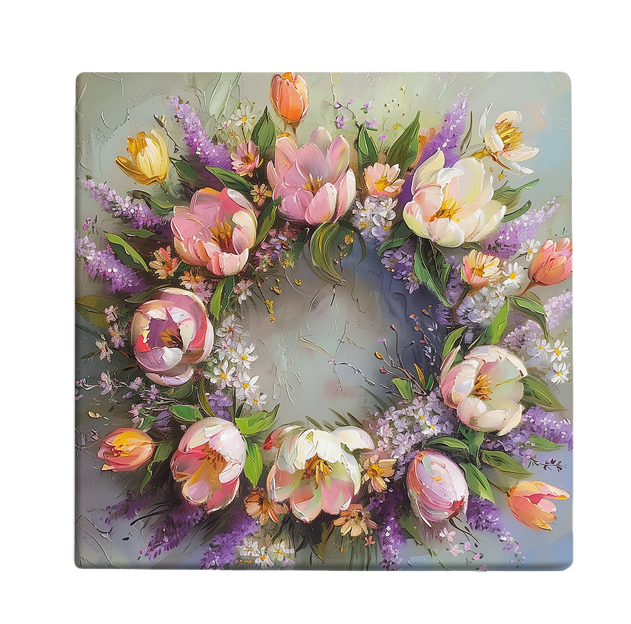 Spring Blossom Wreath – A Floral Celebration
