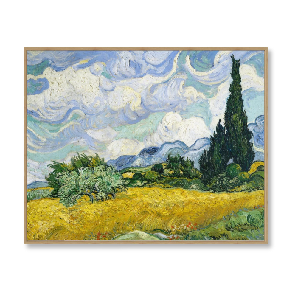 Cypress Trees in theWheat Fields – Van Gogh’s Mediterranean Dream