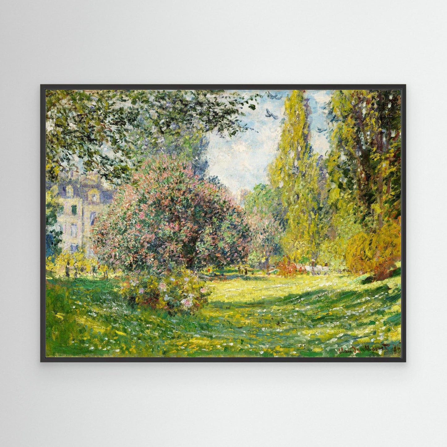 Springtime in the Park, 1876; Claude Monet
