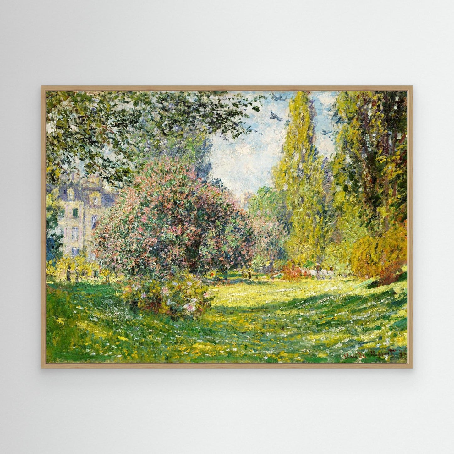 Springtime in the Park, 1876; Claude Monet