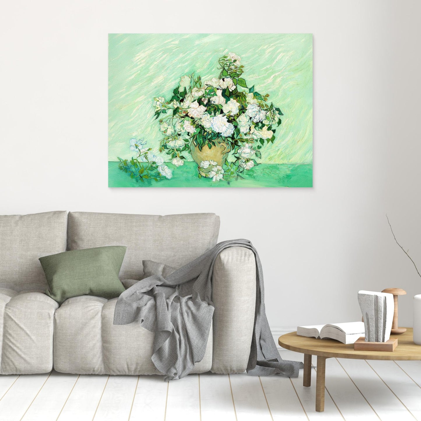 Vase with White Roses – A Floral Masterpiece by Van Gogh