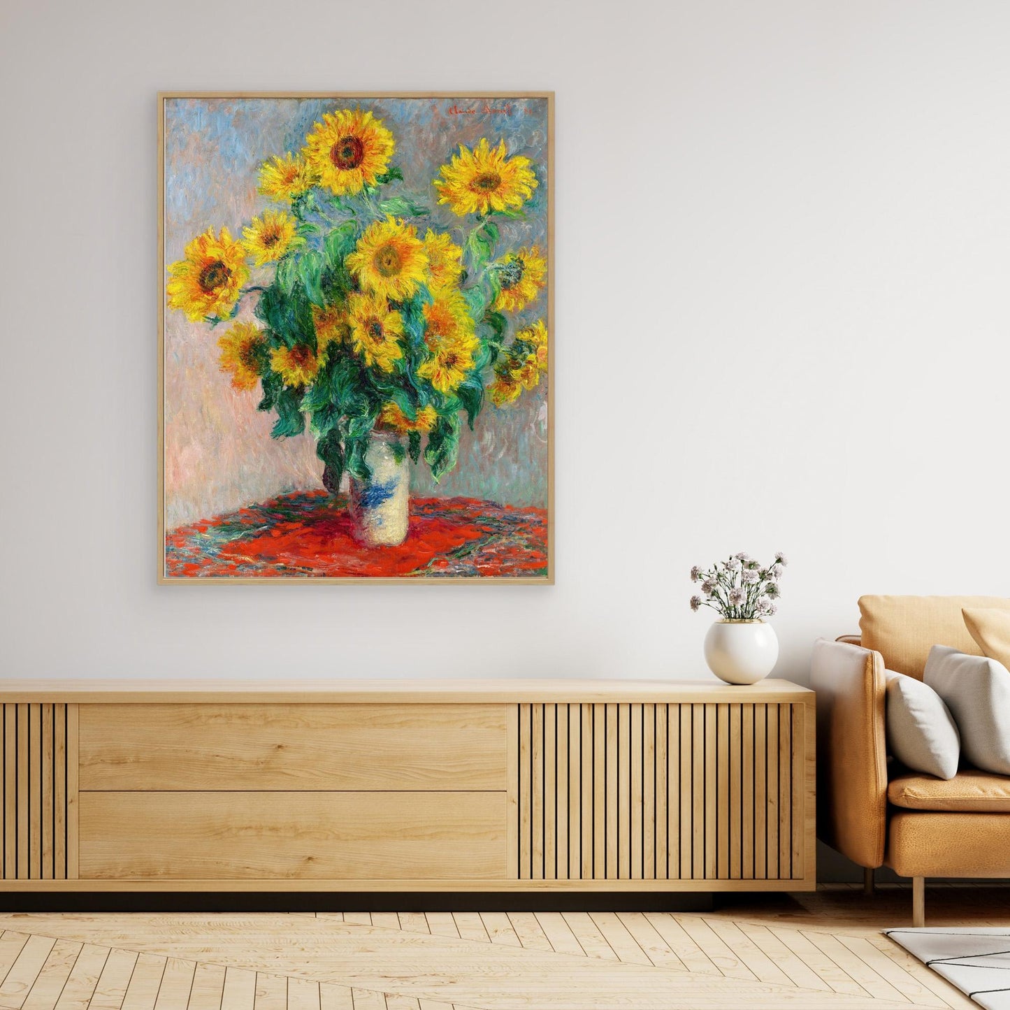 Sunflowers in a Vase, 1881 – Claude Monet