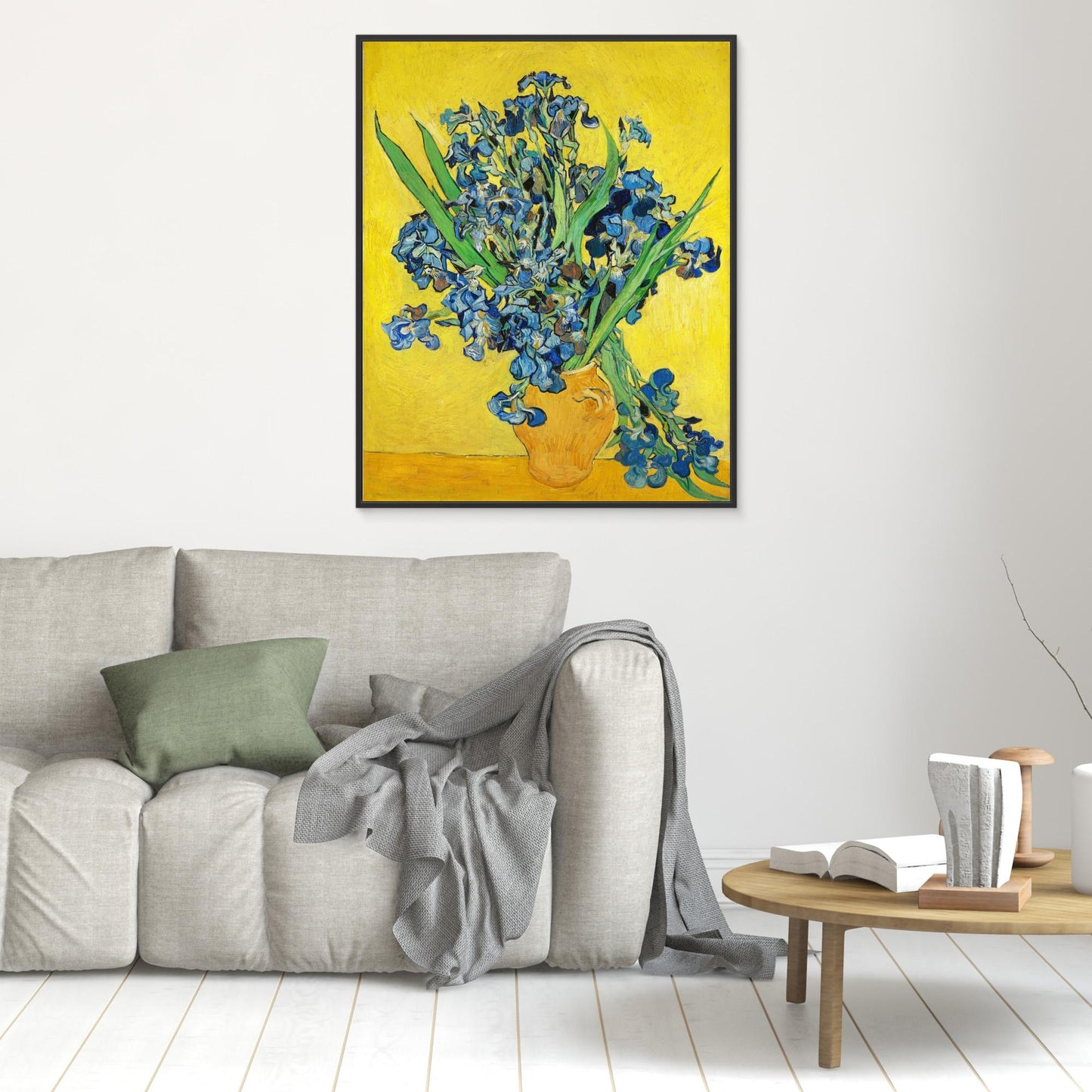 Van Gogh’s Blue Irises – Impressionist Floral Art Print
