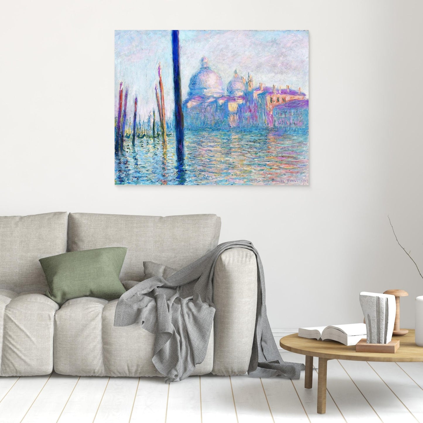 Venetian Reflections – Claude Monet Canvas Print