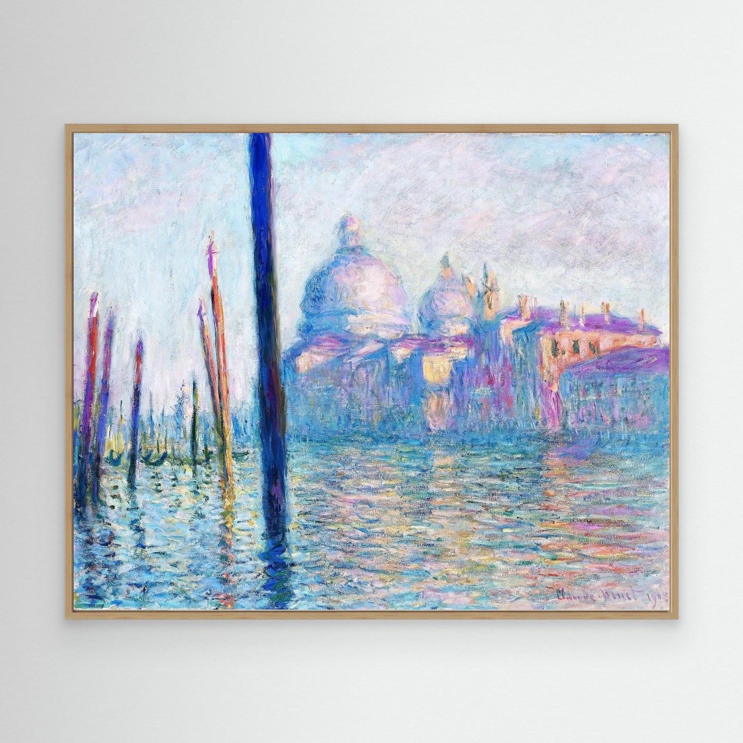 Venetian Reflections – Claude Monet Canvas Print