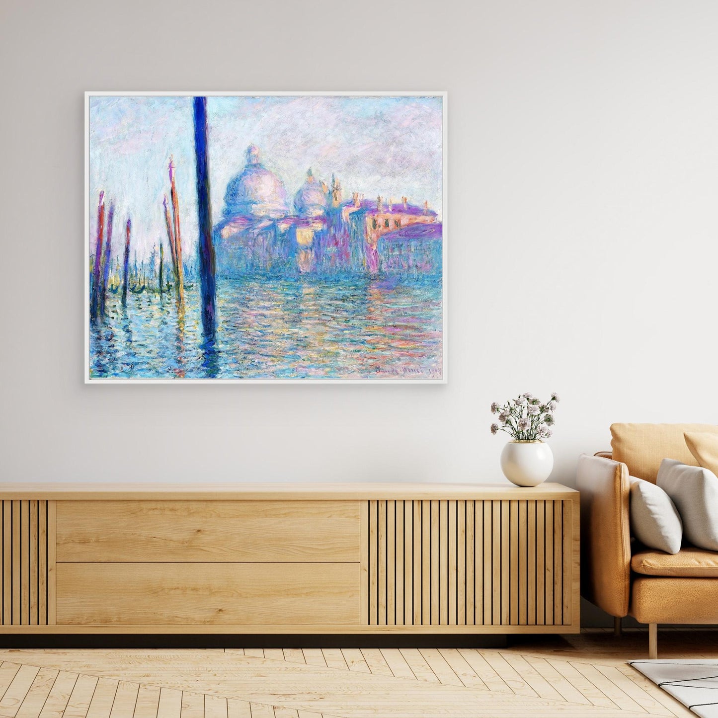 Venetian Reflections – Claude Monet Canvas Print