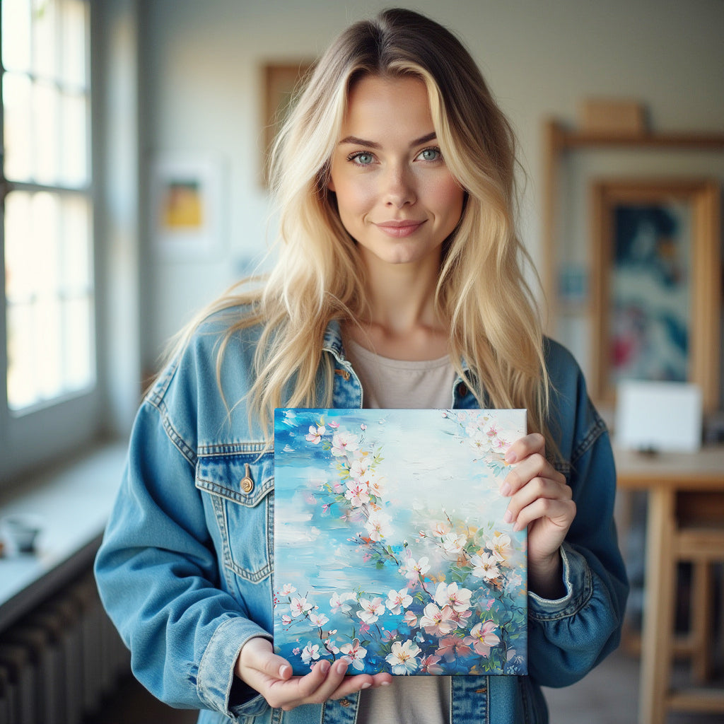 Blossom Sky – A Dance of Petals and Light