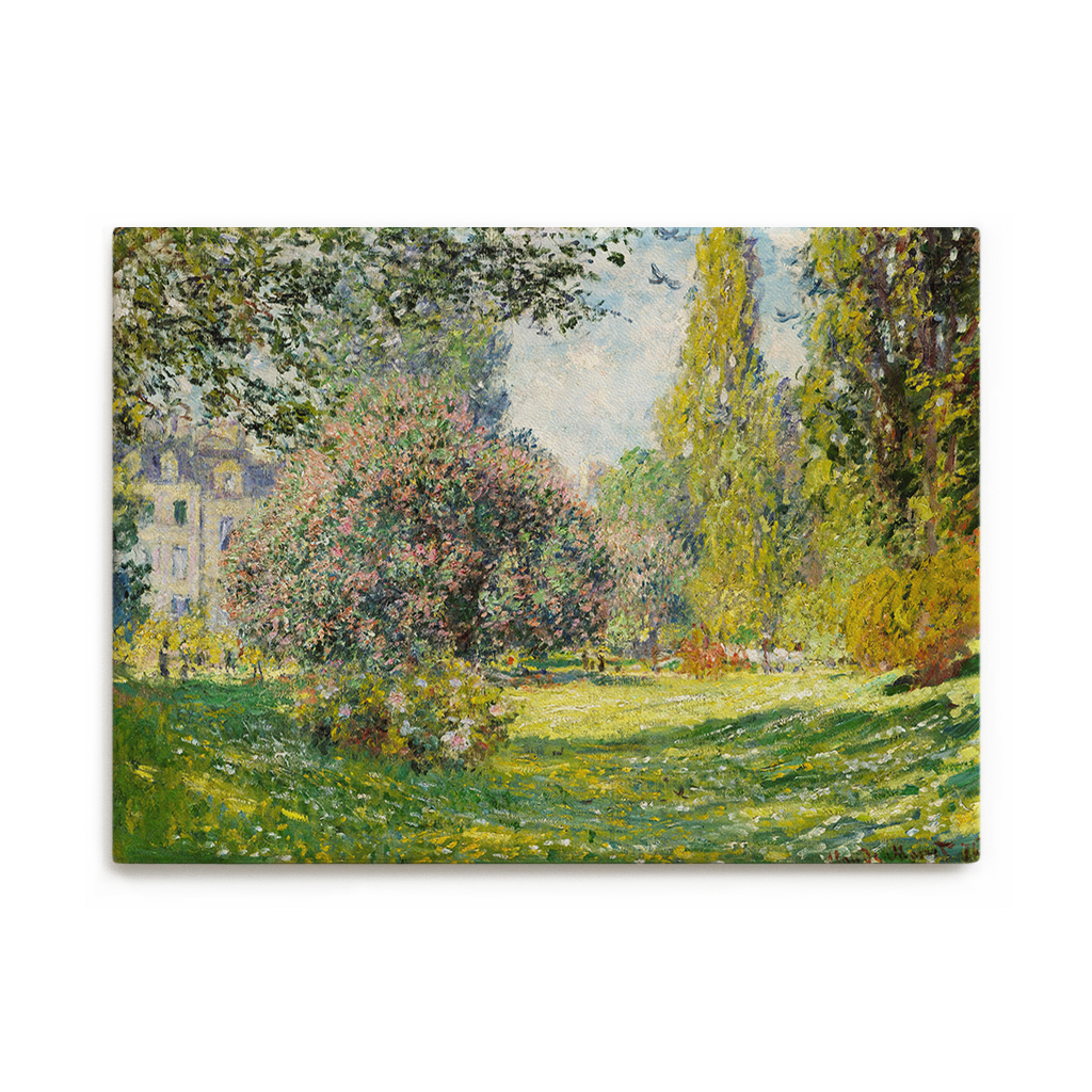 Springtime in the Park, 1876; Claude Monet