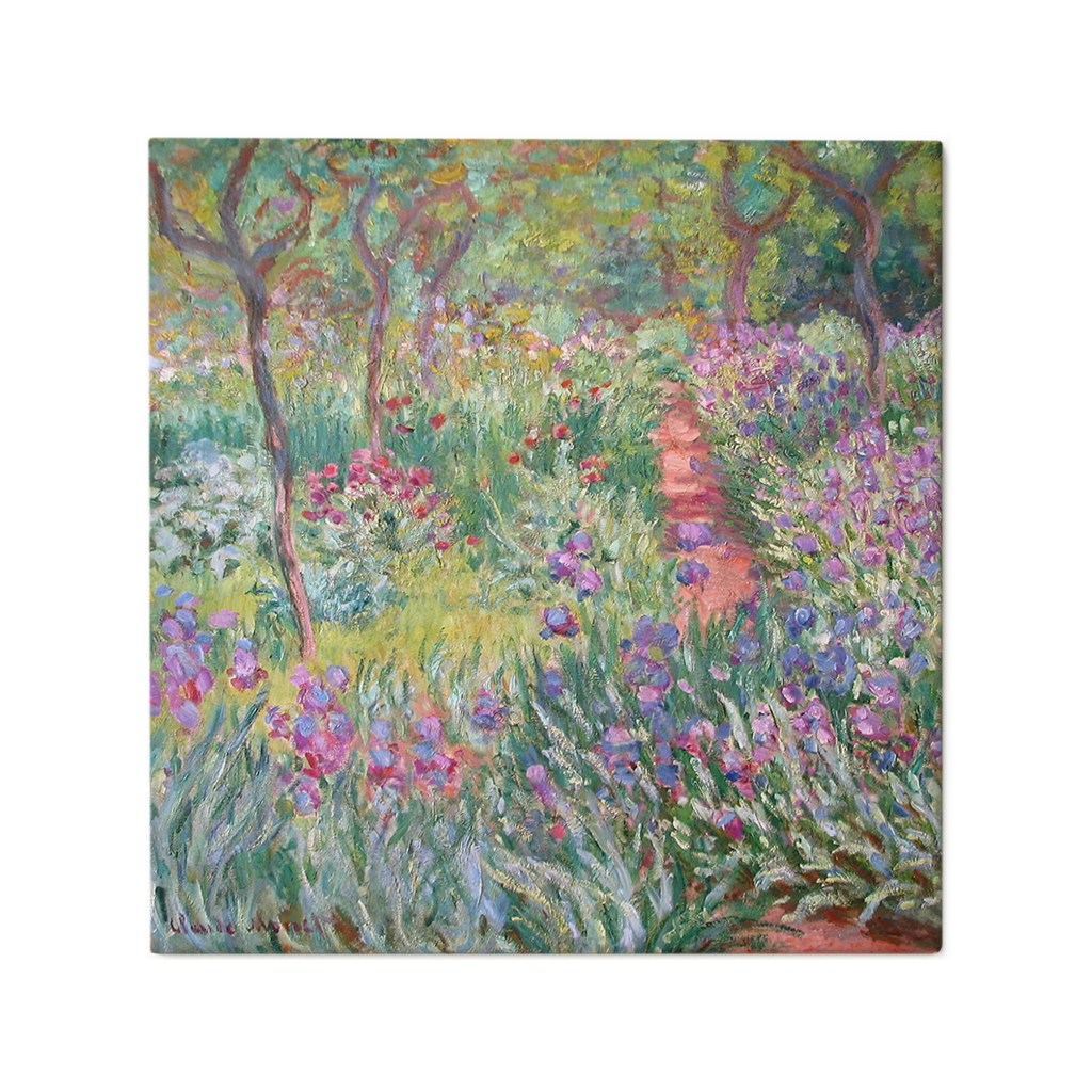 Garden Path with Irises, Claude Monet (1902)