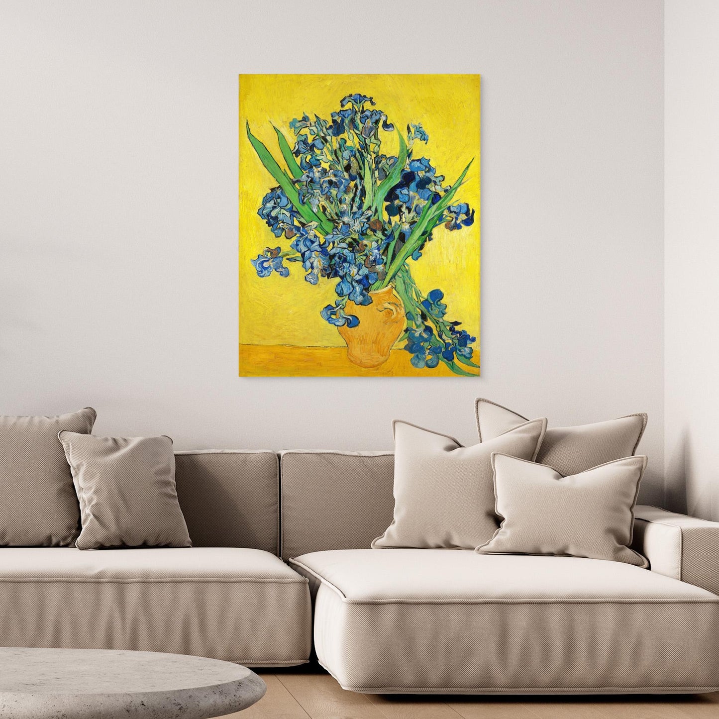 Van Gogh’s Blue Irises – Impressionist Floral Art Print