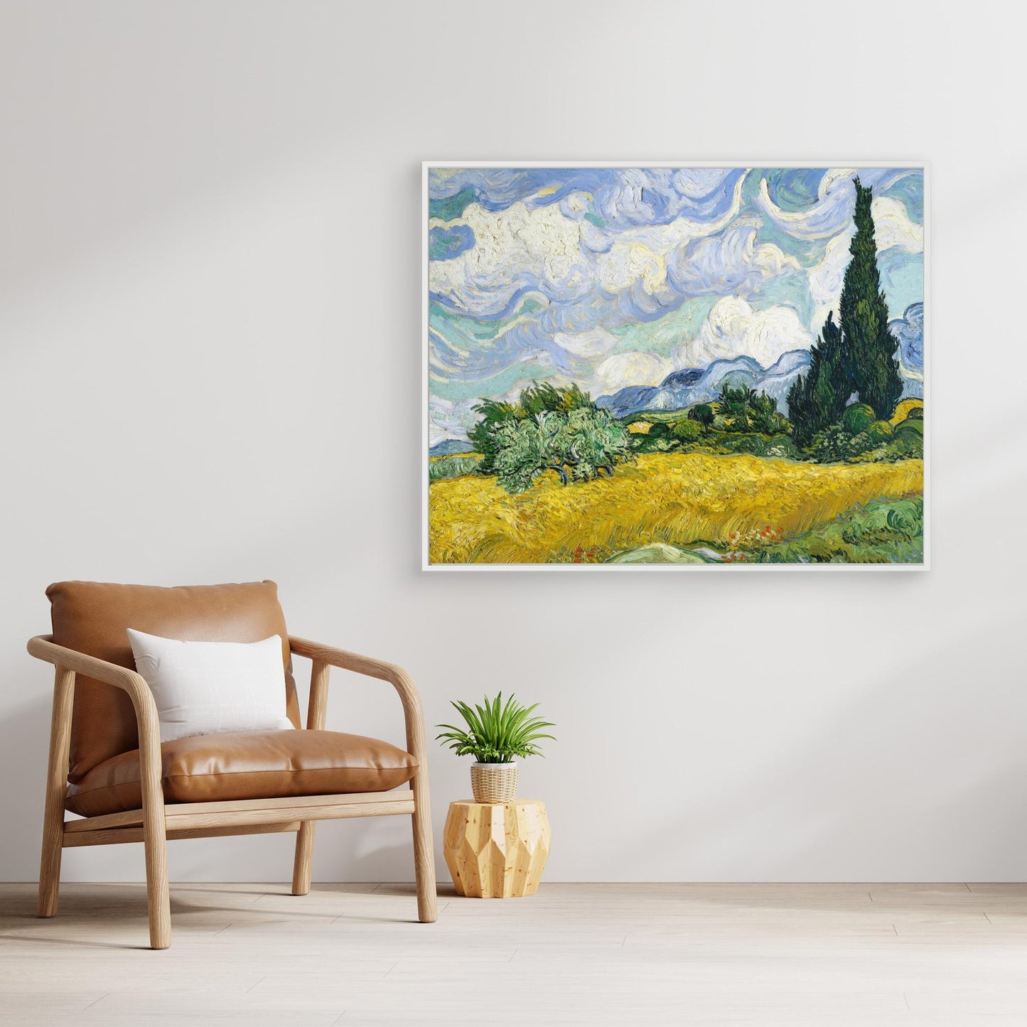 Cypress Trees in theWheat Fields – Van Gogh’s Mediterranean Dream
