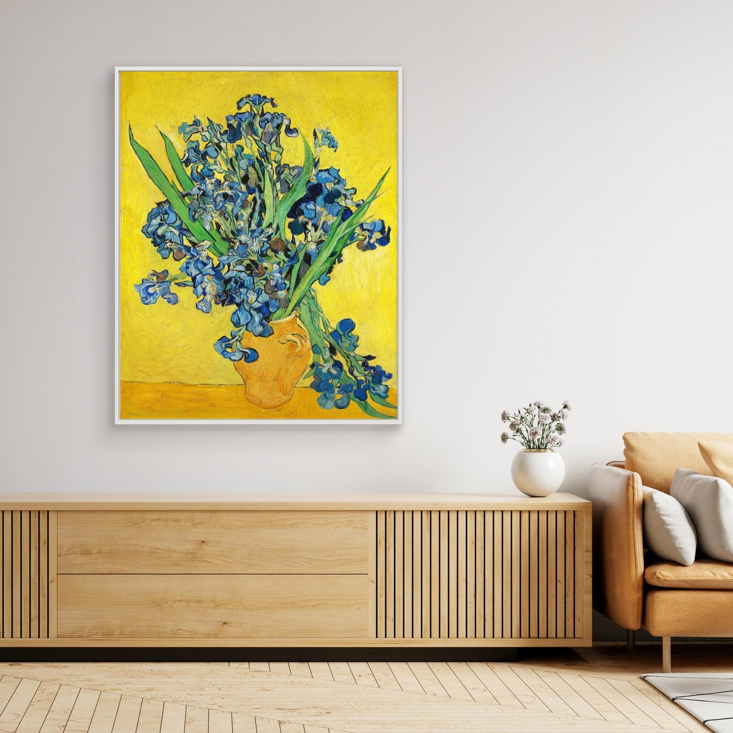 Van Gogh’s Blue Irises – Impressionist Floral Art Print