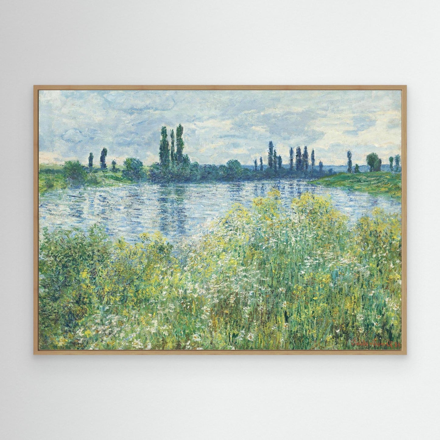 The Seine at Vétheuil, 1880 – Claude Monet