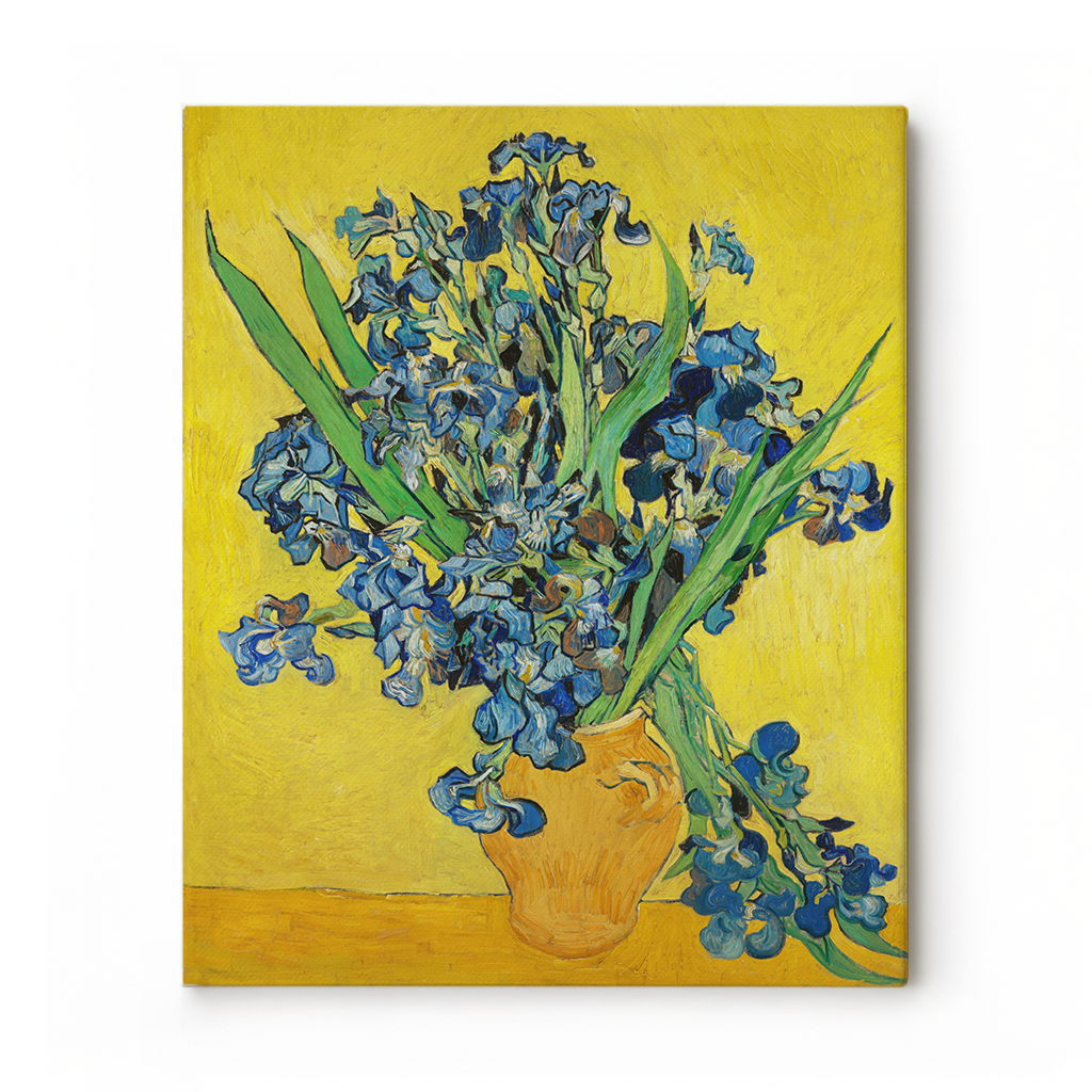 Van Gogh’s Blue Irises – Impressionist Floral Art Print