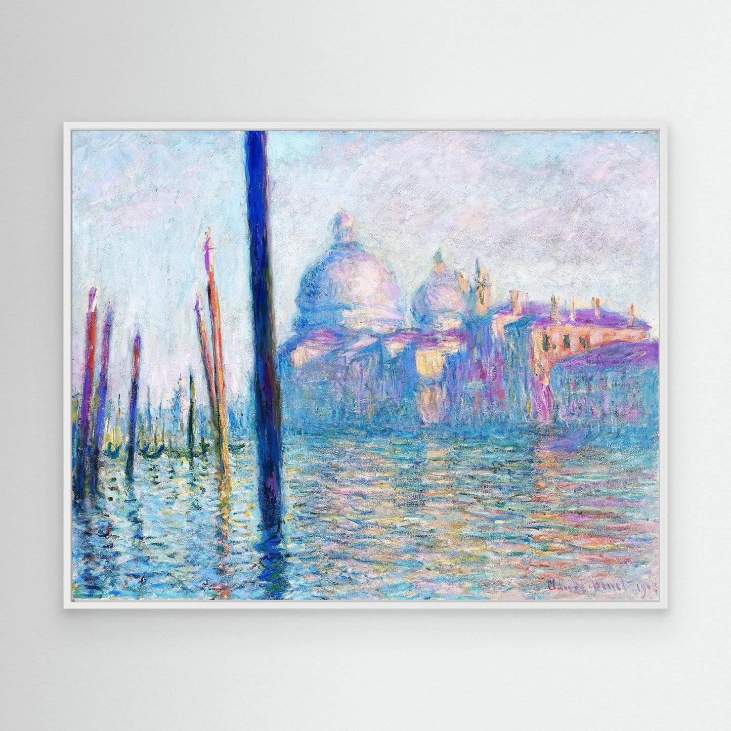 Venetian Reflections – Claude Monet Canvas Print