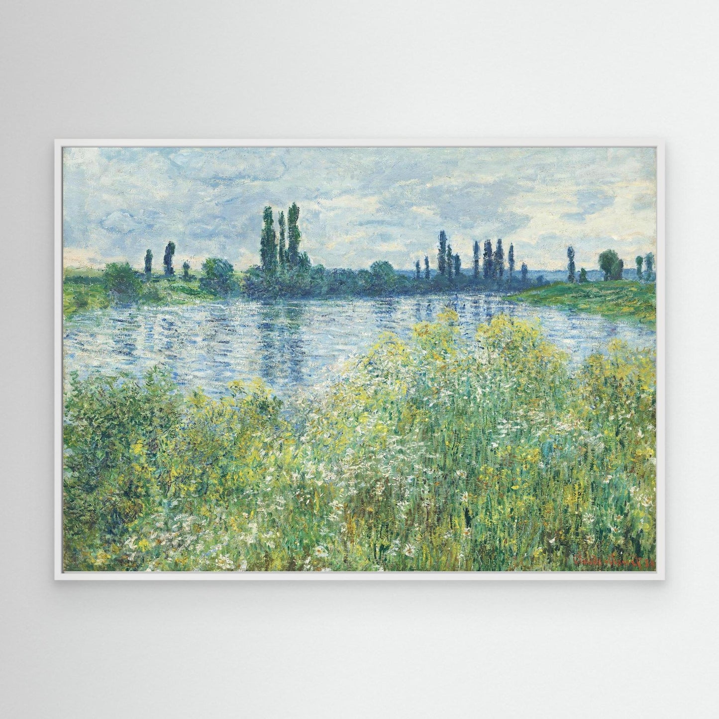 The Seine at Vétheuil, 1880 – Claude Monet
