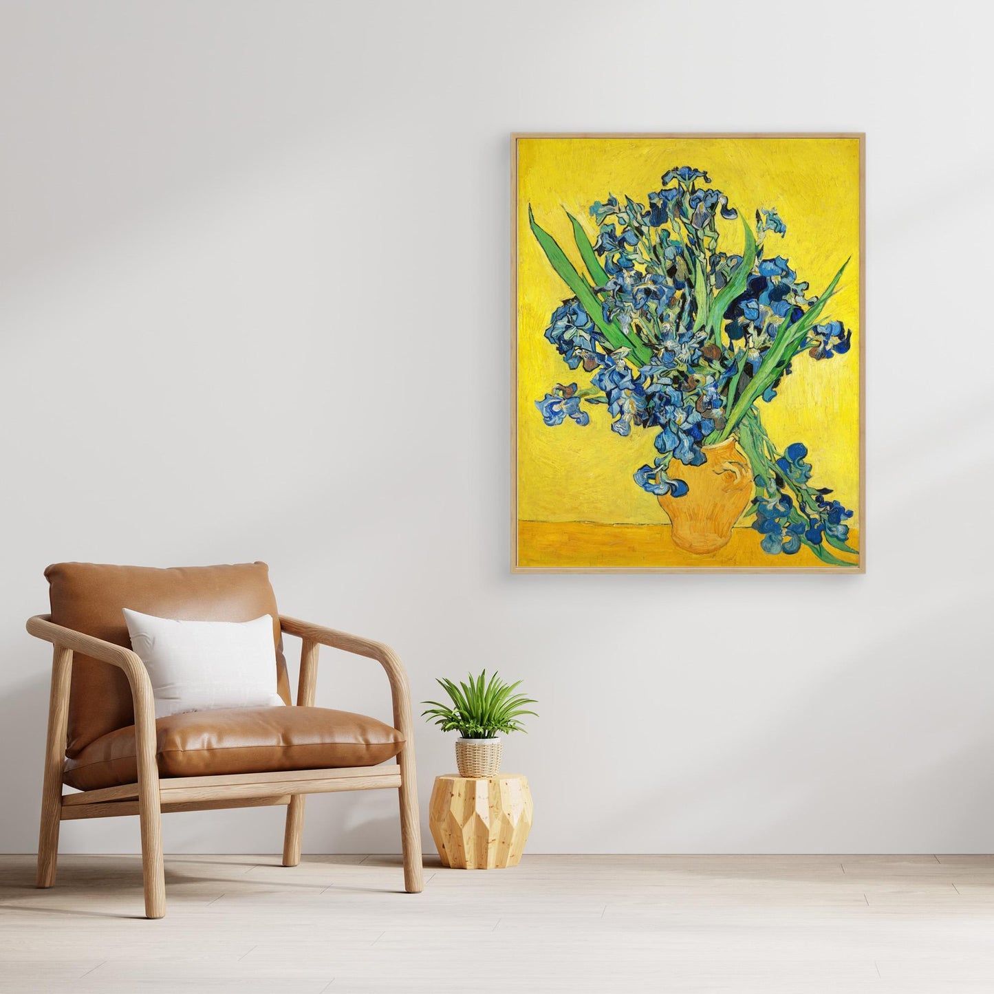 Van Gogh’s Blue Irises – Impressionist Floral Art Print