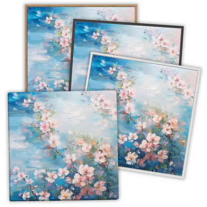 Blossom Sky – A Dance of Petals and Light