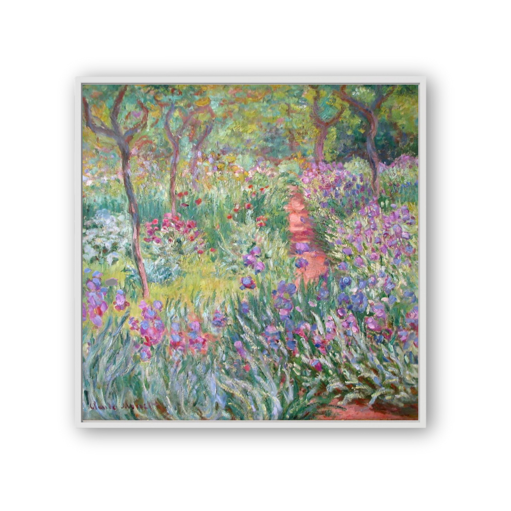 Garden Path with Irises, Claude Monet (1902)