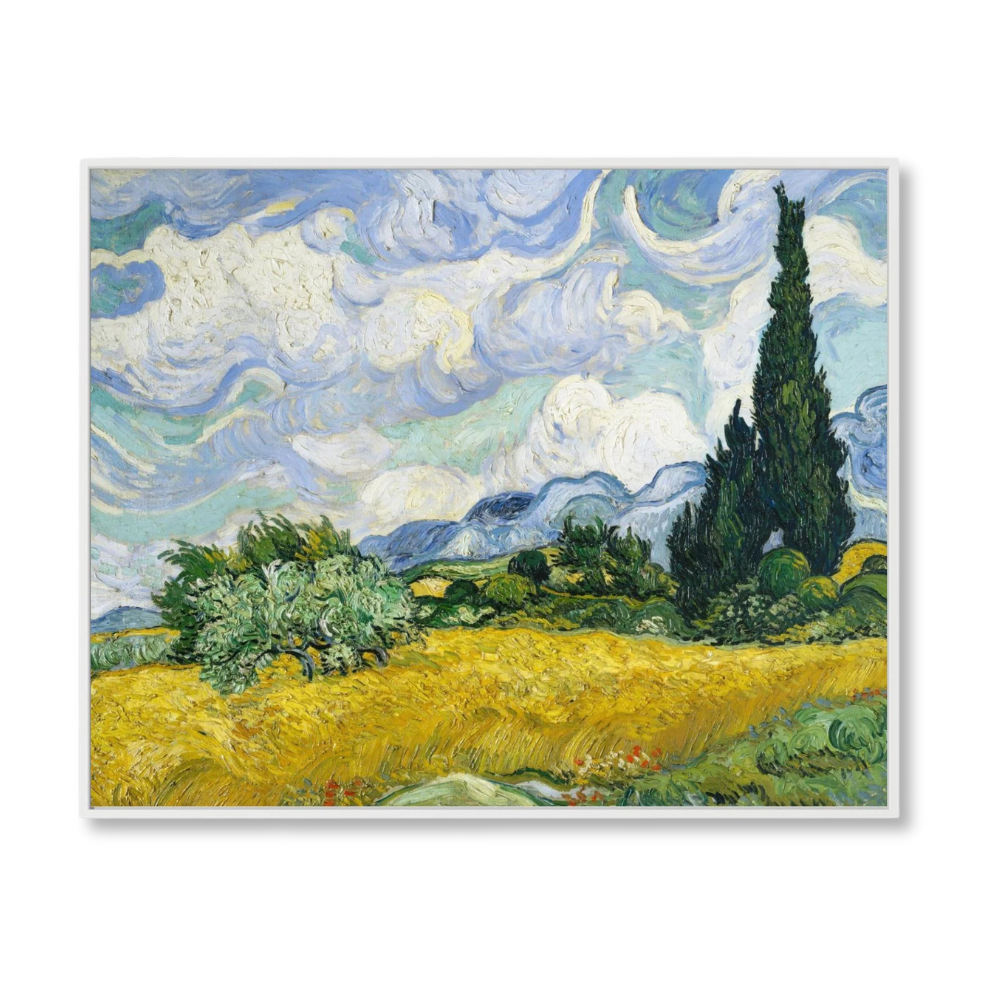 Cypress Trees in theWheat Fields – Van Gogh’s Mediterranean Dream