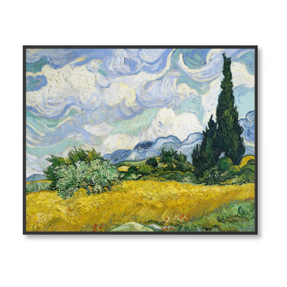 Cypress Trees in theWheat Fields – Van Gogh’s Mediterranean Dream