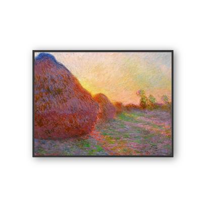 Haystacks at Sunset, 1890 – Claude Monet