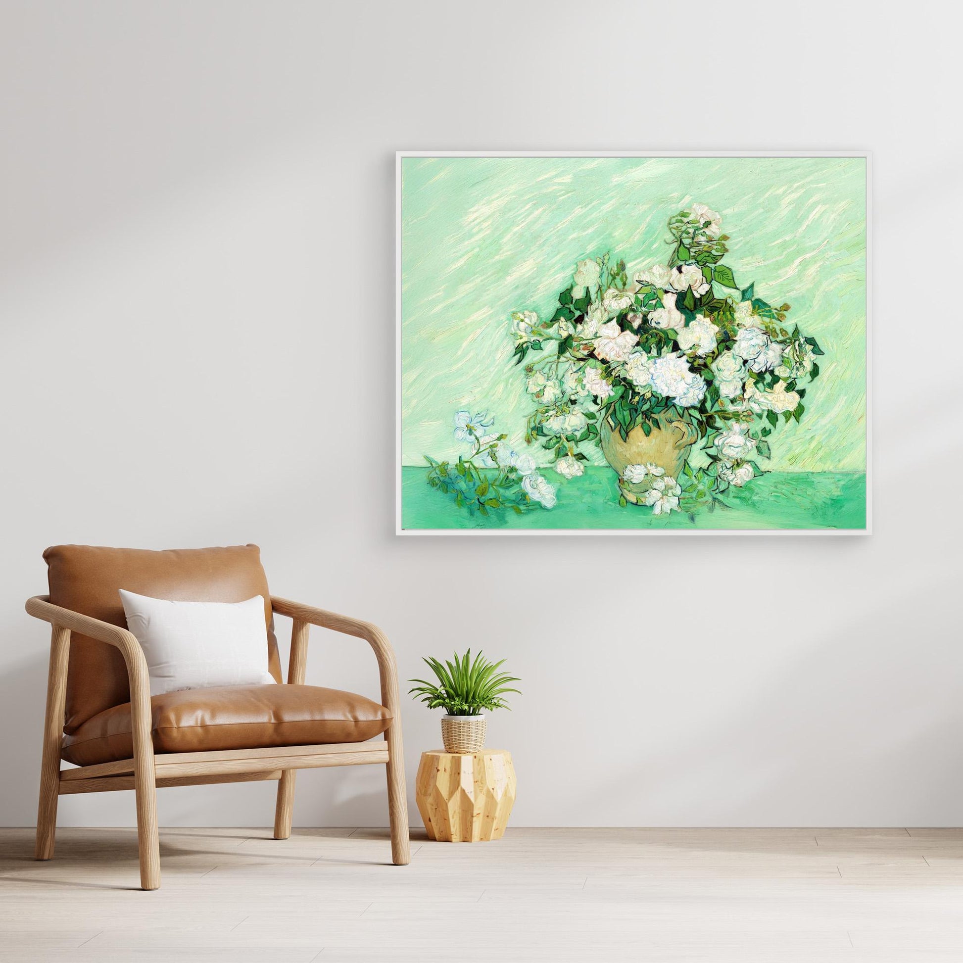 Vase with White Roses – A Floral Masterpiece by Van Gogh