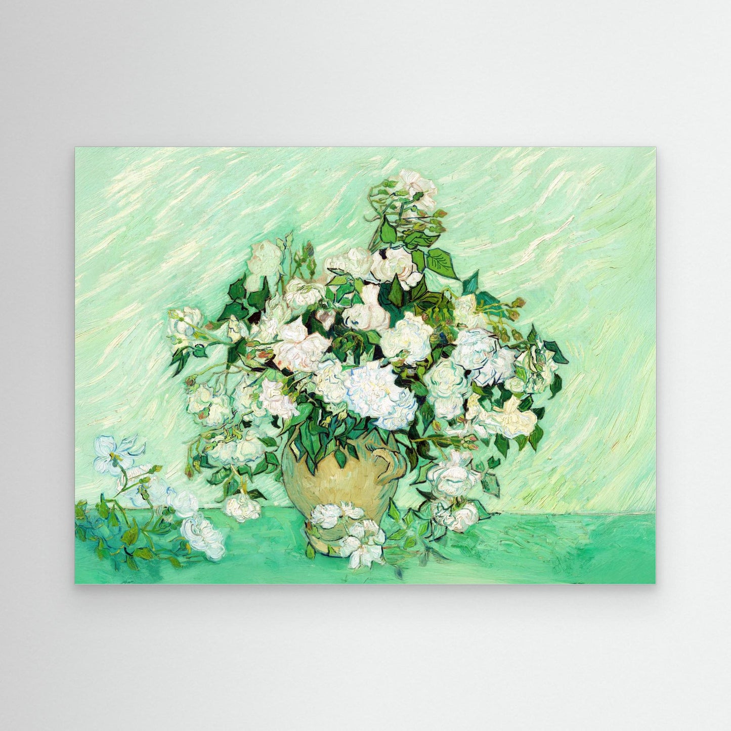 Vase with White Roses by Vincent van Gogh