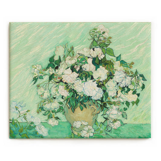 Vase with White Roses – A Floral Masterpiece by Van Gogh