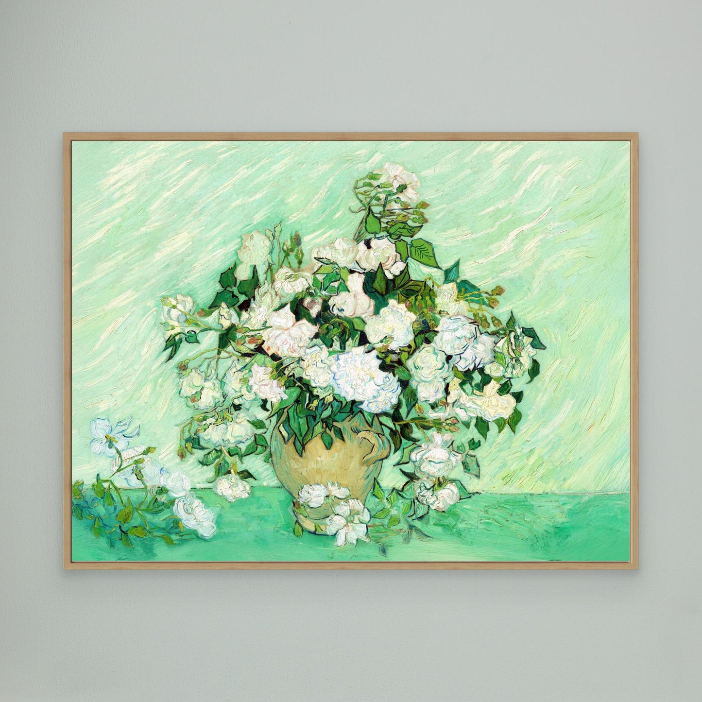 Vase with White Roses by Vincent van Gogh