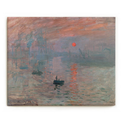 Impression, Soleil Levant – Monet’s Dawn on Canvas