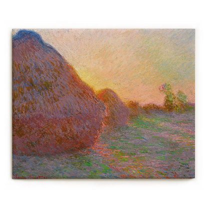 Haystacks at Sunset, 1890 – Claude Monet