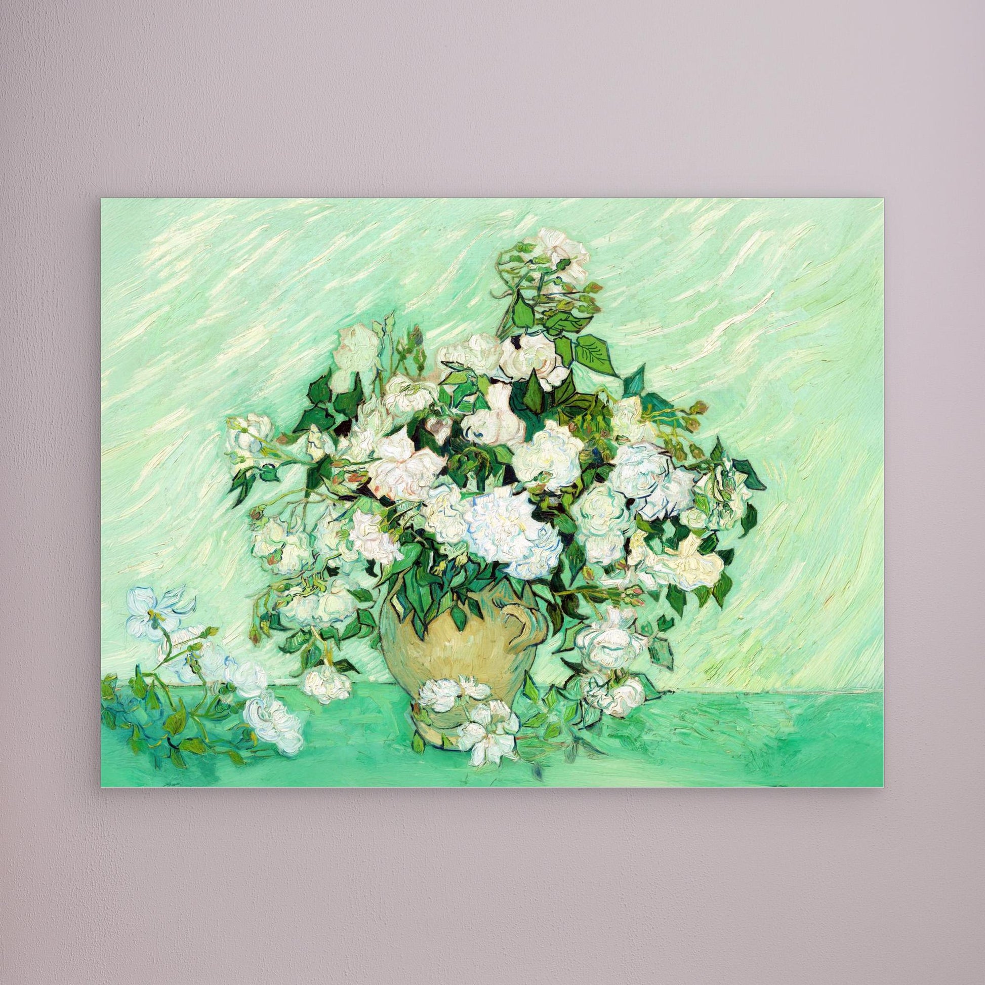 Vase with White Roses by Vincent van Gogh