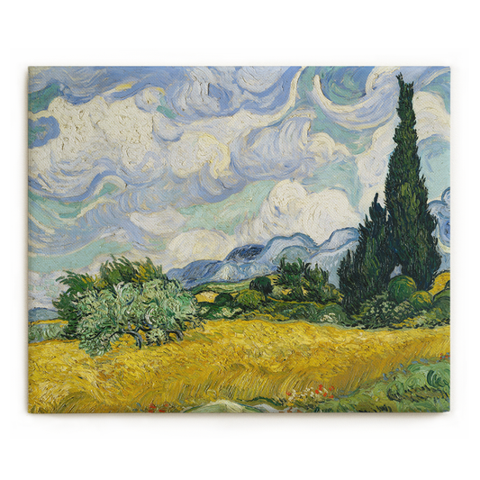 Cypress Trees in theWheat Fields – Van Gogh’s Mediterranean Dream