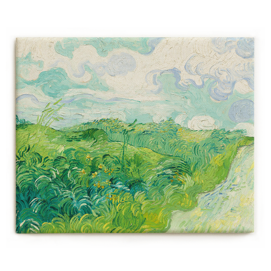 Lush Green Wheat Fields, Auvers – Van Gogh Masterpiece Print