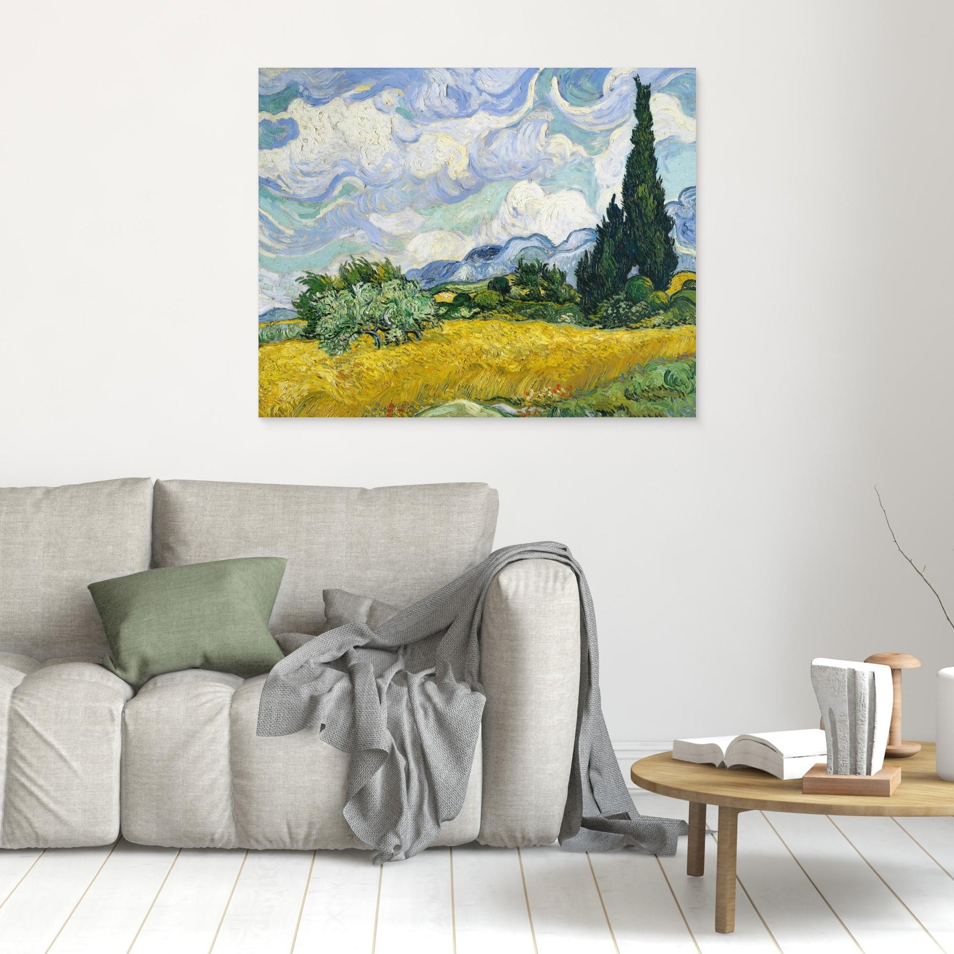 Cypress Trees in theWheat Fields – Van Gogh’s Mediterranean Dream