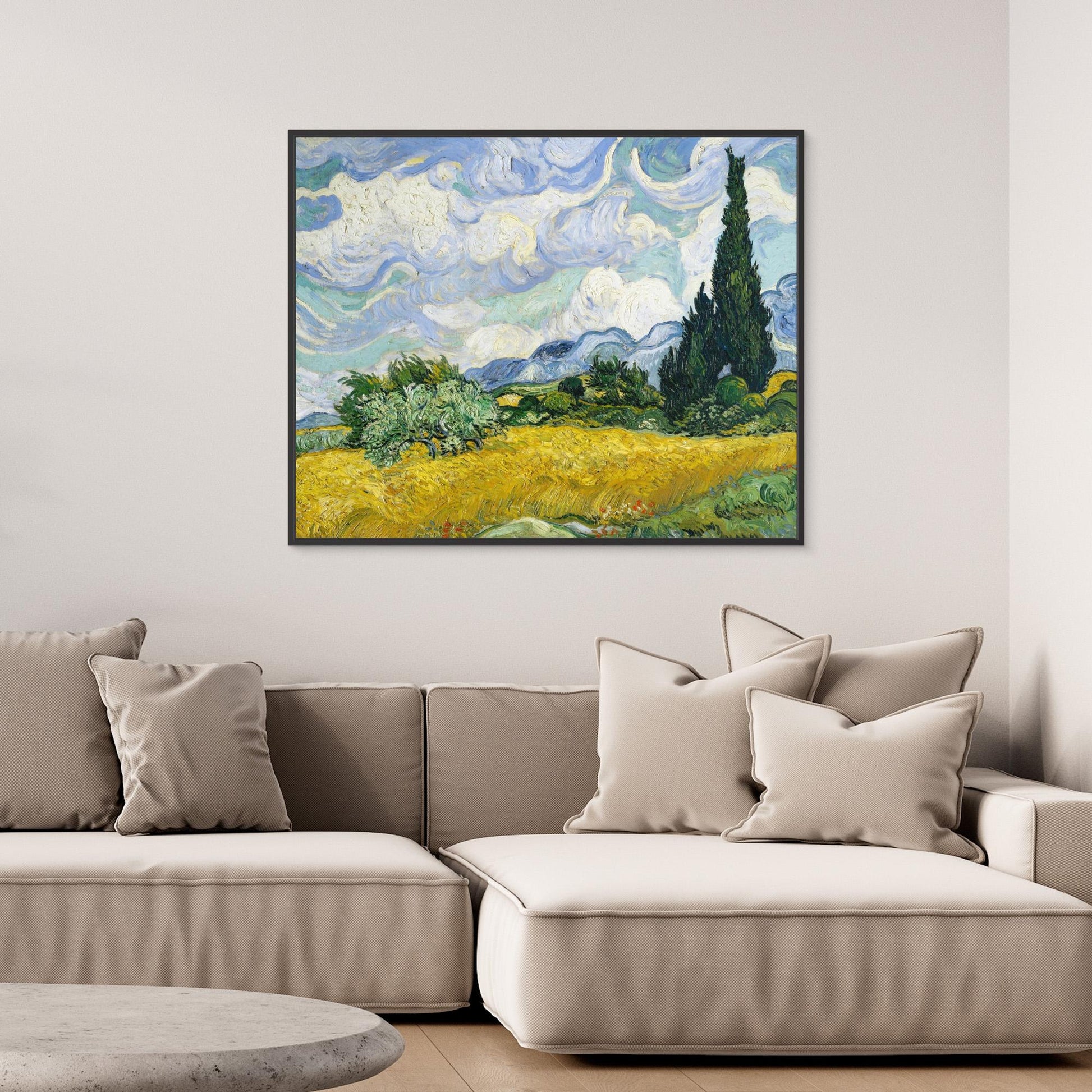 Cypress Trees in theWheat Fields – Van Gogh’s Mediterranean Dream