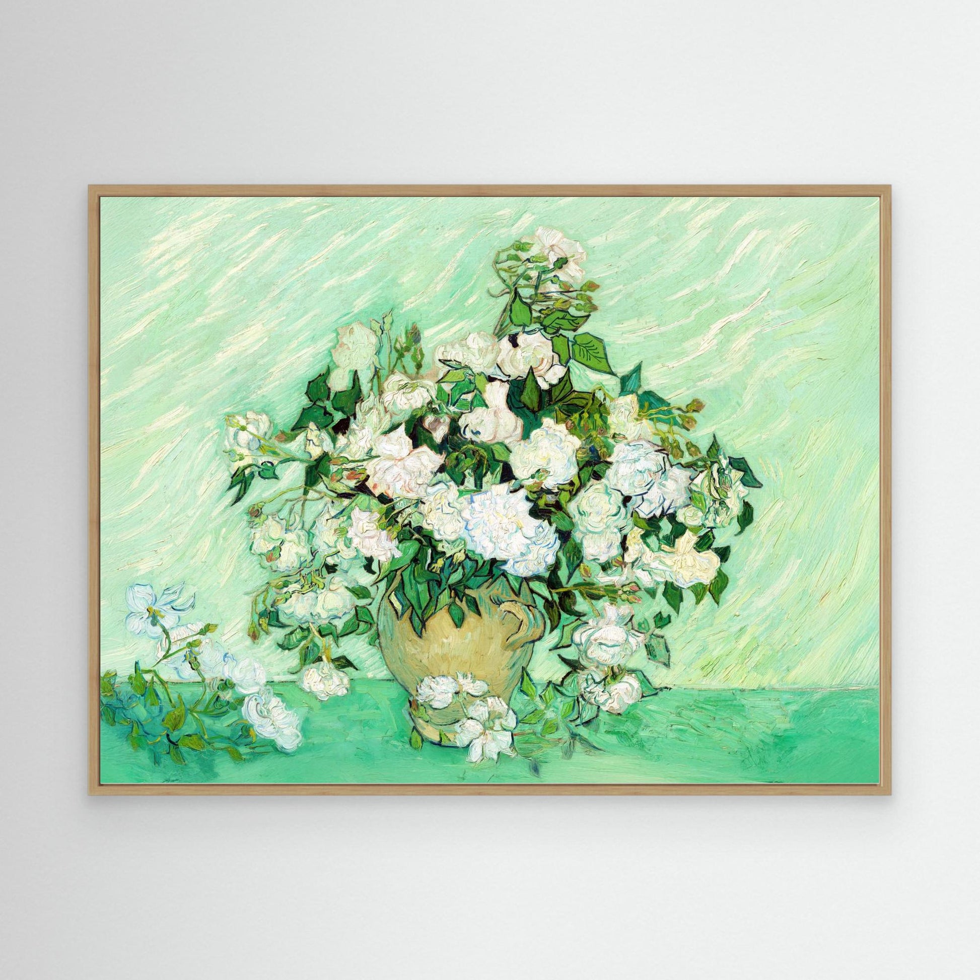 Vase with White Roses by Vincent van Gogh