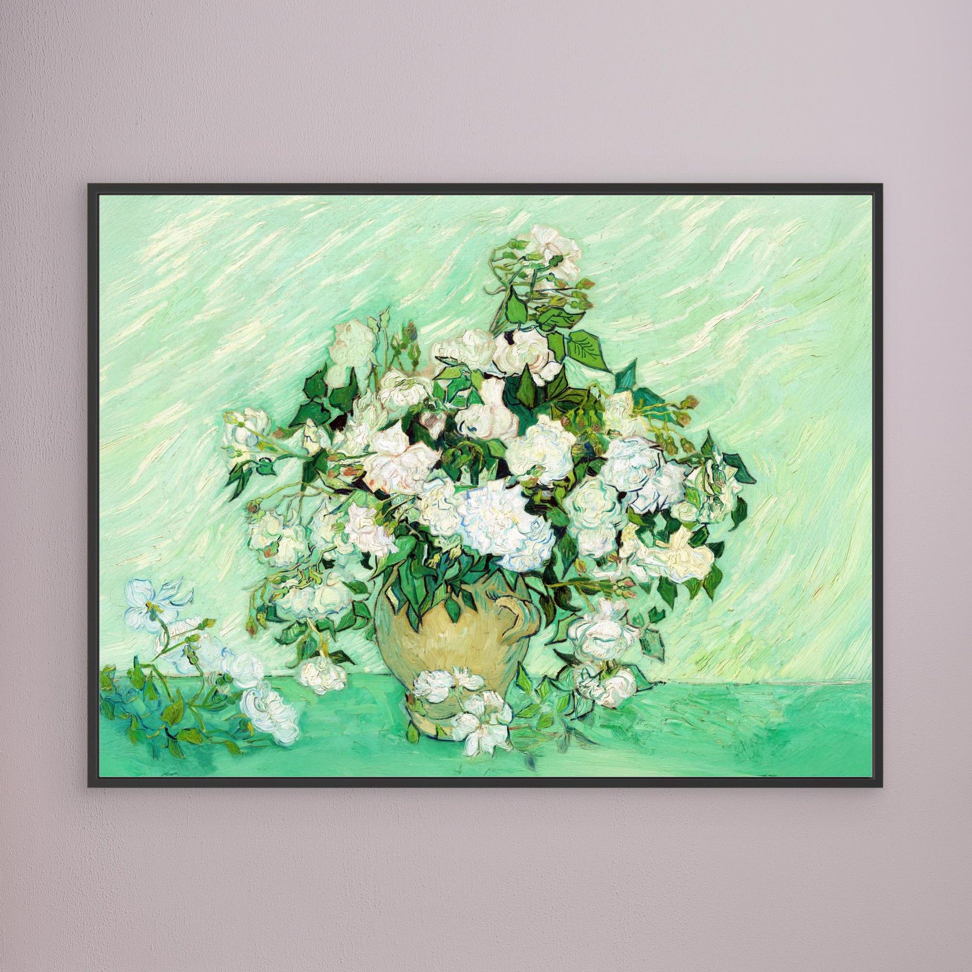 Vase with White Roses by Vincent van Gogh